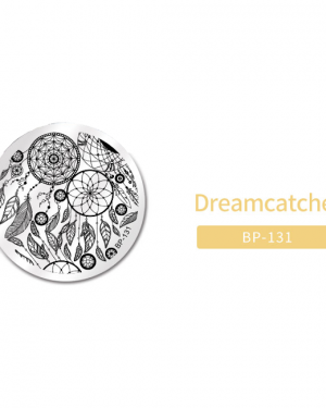JenaesNails - Born Pretty - Round Dreamcatcher Stamping Plate BP131