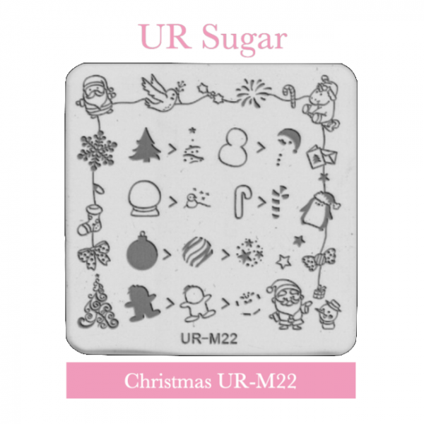 UR Sugar Christmas Plate – M22