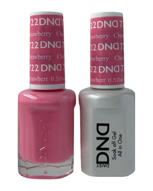 DND Duo Matching Pair Gel and Nail Polish - 722 Strawberry Cheesecake