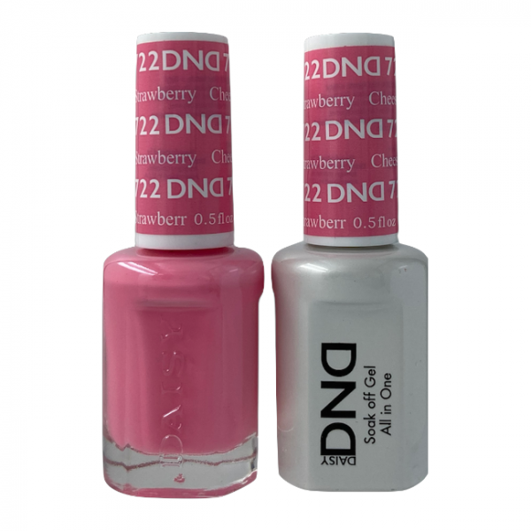DND Duo Matching Pair Gel and Nail Polish - 722 Strawberry Cheesecake