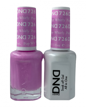 DND Duo Matching Pair Gel and Nail Polish- 726 Whirly Pop
