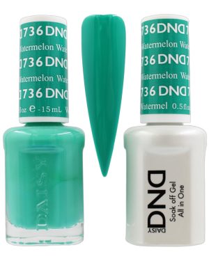 DND Duo Matching Pair Gel and Nail Polish - 736 Watermelon