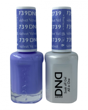 DND Duo Matching Pair Gel and Nail Polish - 739 Velvet