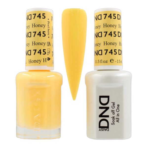 DND Duo Matching Pair Gel and Nail Polish - 745 Honey