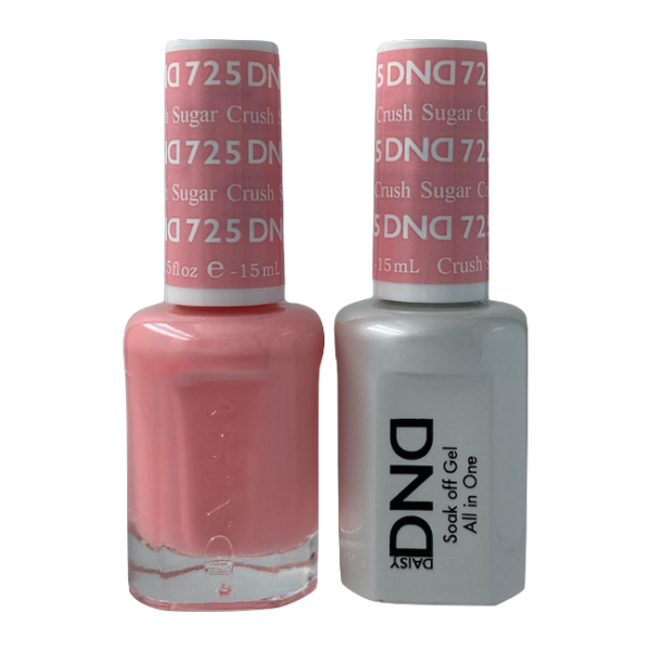 DND Duo Matching Pair Gel and Nail Polish – 725 Sugar Crush