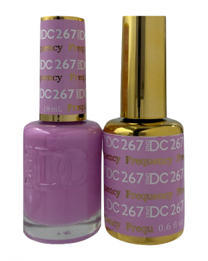 DND DC Matching Pair Gel and Nail Polish – 267 Frequency