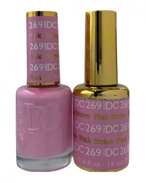 DND DC Matching Pair Gel and Nail Polish – 269 Pink Strive