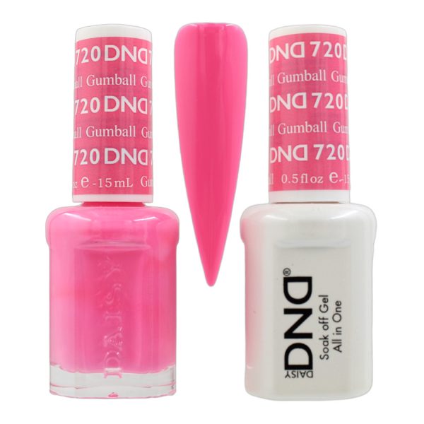 DND Duo Matching Pair Gel and Nail Polish - 720 Gumball
