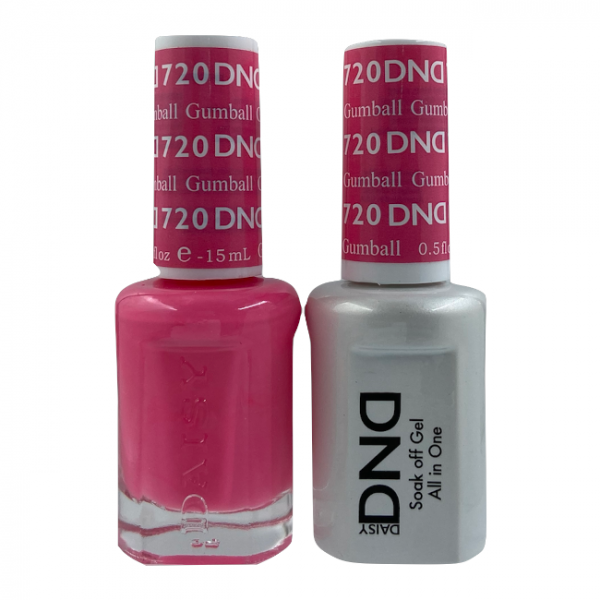 DND Duo Matching Pair Gel and Nail Polish – 720 Gumball