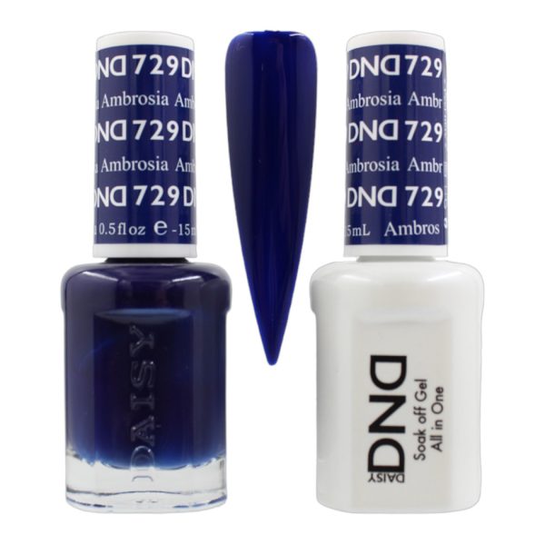 DND Duo Matching Pair Gel and Nail Polish - 729 Ambrosia