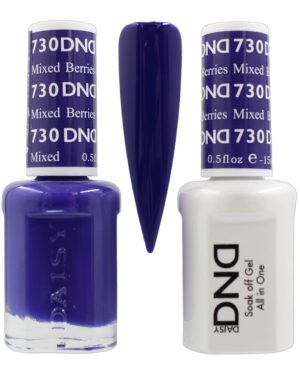 DND Duo Matching Pair Gel and Nail Polish - 730 Mixed Berries