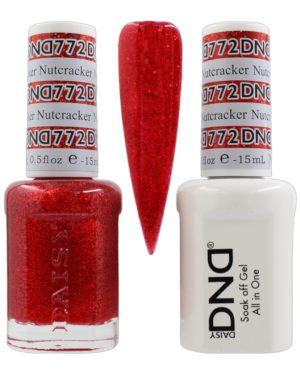 DND Duo Matching Pair Gel and Nail Polish - 772 Nutcracker