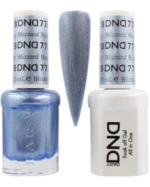 DND Duo Matching Pair Gel and Nail Polish - 778 Bizzy Blizzard