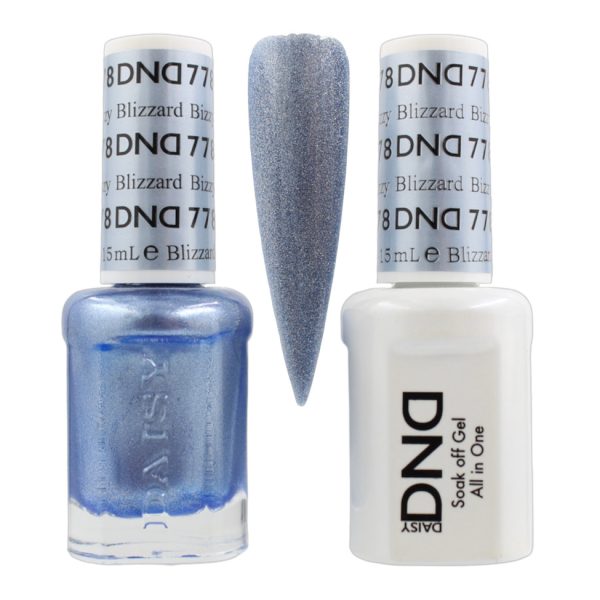 DND Duo Matching Pair Gel and Nail Polish - 778 Bizzy Blizzard