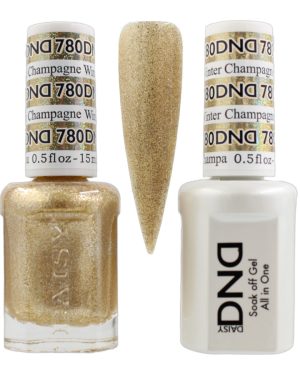 DND Duo Matching Pair Gel and Nail Polish - 780 Champagne Winter