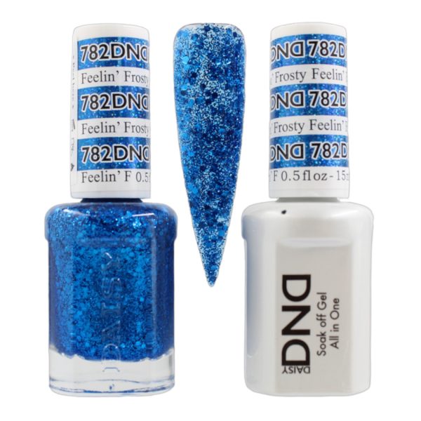 DND Duo Matching Pair Gel and Nail Polish - 782 Feelin Frosty