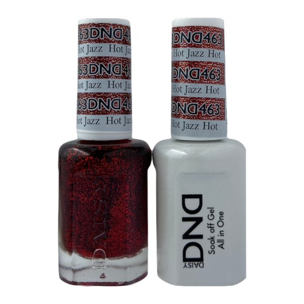 DND Duo Matching Pair Gel and Nail Polish – 463-Hot Jazz