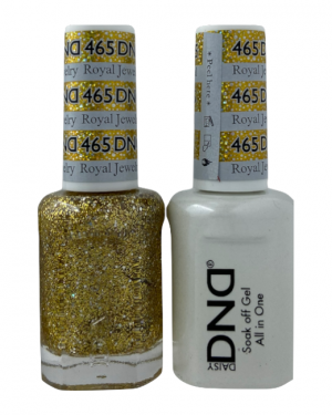 DND Duo Matching Pair Gel and Nail Polish – 465-Royal Jewelry
