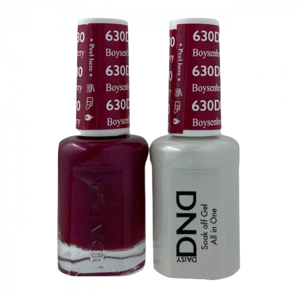DND Duo Matching Pair Gel and Nail Polish – 630-Boysenberry