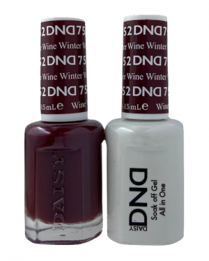 DND Duo Matching Pair Gel and Nail Polish – 752-Winter Wine