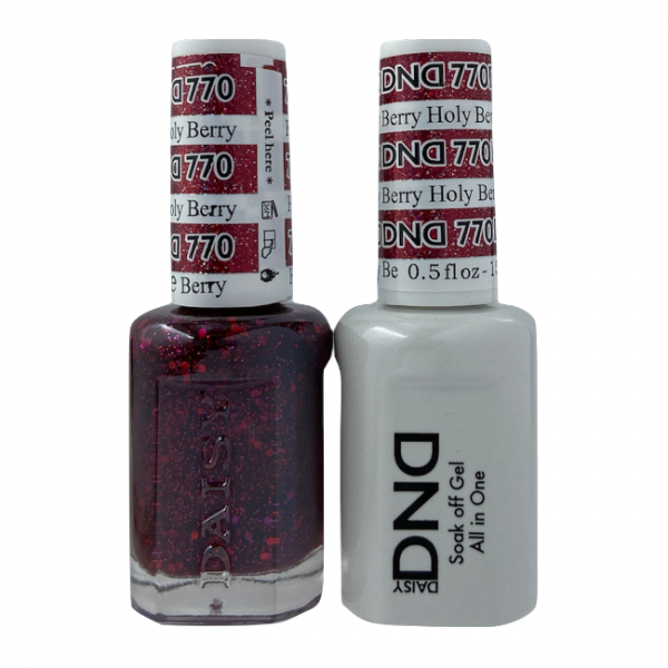 DND Duo Matching Pair Gel and Nail Polish – 770-Holy Berry