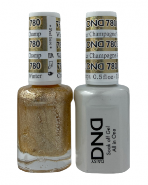 DND Duo Matching Pair Gel and Nail Polish – 780-Champagne Winter