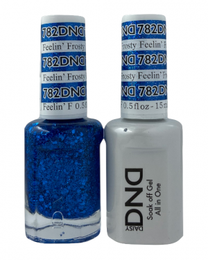 DND Duo Matching Pair Gel and Nail Polish – 782-Feelin’ Frosty