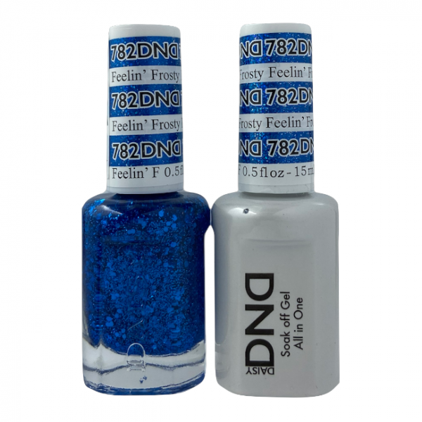 DND Duo Matching Pair Gel and Nail Polish – 782-Feelin’ Frosty