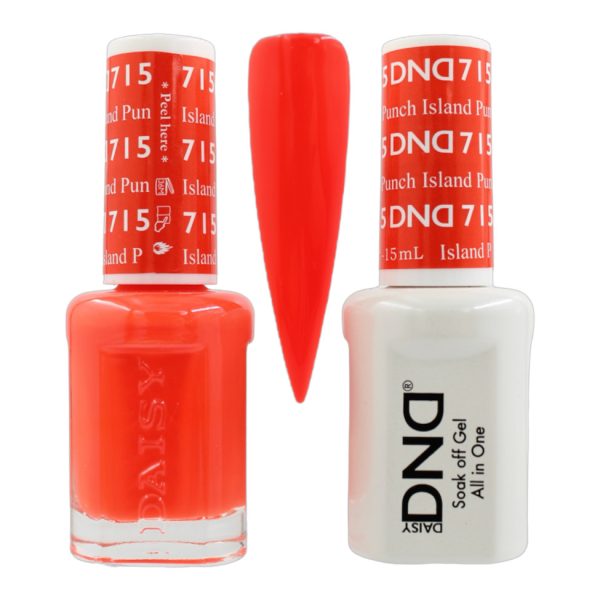 DND Duo Matching Pair Gel and Nail Polish - 715 Island Punch