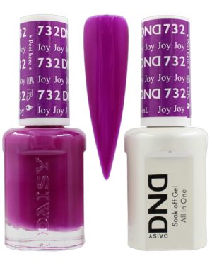 DND Duo Matching Pair Gel and Nail Polish - 732 Joy