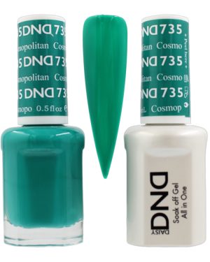 DND Duo Matching Pair Gel and Nail Polish - 735 Cosmopolitan