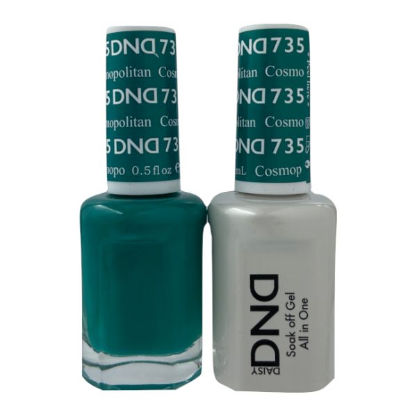 DND Duo Matching Pair Gel and Nail Polish-735-Cosmopolitan