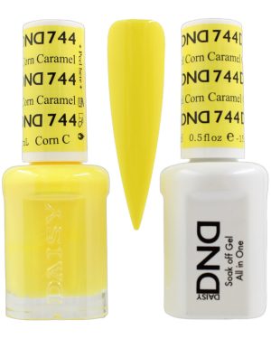 DND Duo Matching Pair Gel and Nail Polish - 744 Caramel Corn