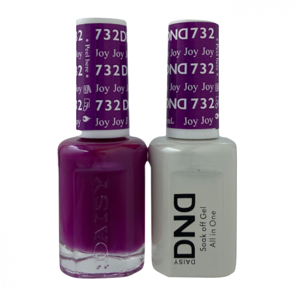 DND Duo Matching Pair Gel and Nail Polish – 732-Joy