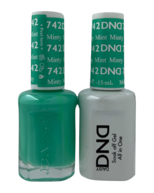 DND Duo Matching Pair Gel and Nail Polish – 742-Minty Mint