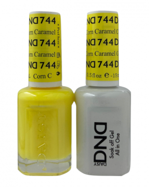 DND Duo Matching Pair Gel and Nail Polish – 744-Caramel Corn