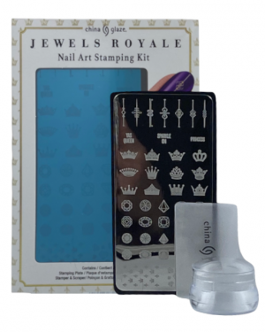 China Glaze Nail Art Stamping Kit - Jewels Royale