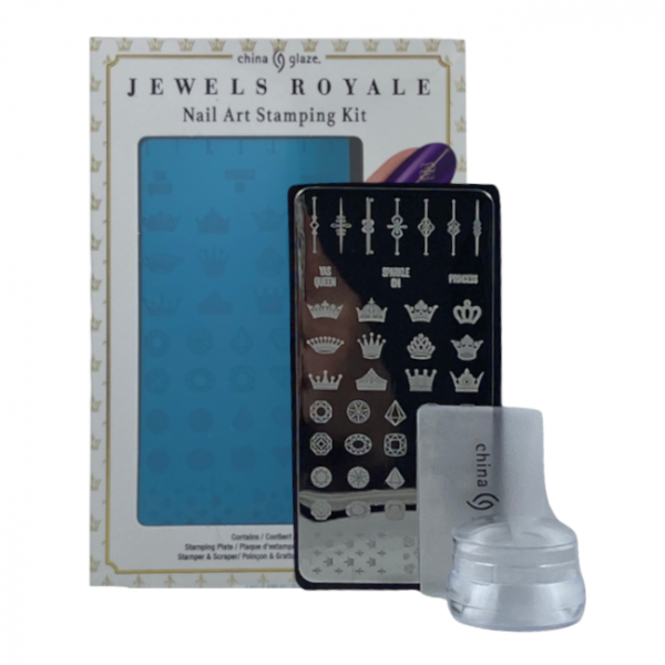 China Glaze Nail Art Stamping Kit - Jewels Royale