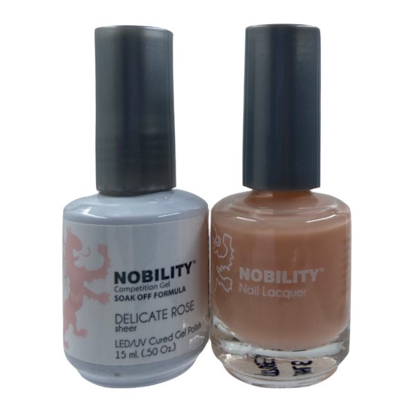 LeChat Nobility Color Gel Polish & Nail Lacquer 015 Delicate Rose