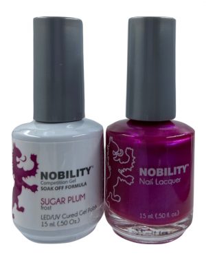 LeChat Nobility Color Gel Polish & Nail Lacquer 017 Plum