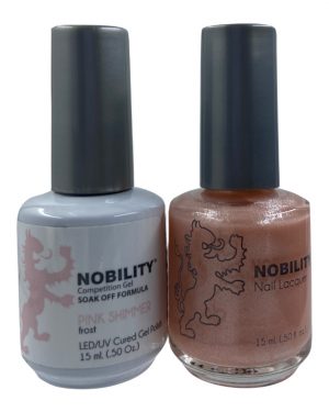 LeChat Nobility Color Gel Polish & Nail Lacquer 025 Pink Shimmer
