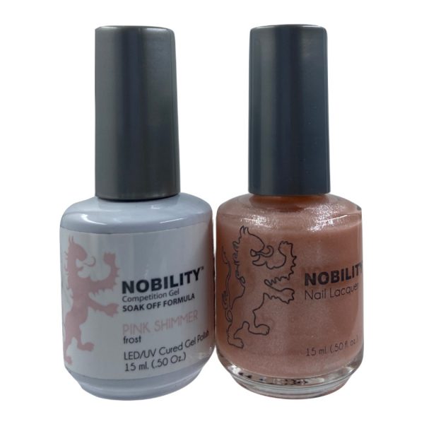 LeChat Nobility Color Gel Polish & Nail Lacquer 025 Pink Shimmer