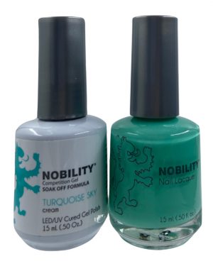 LeChat Nobility Color Gel Polish & Nail Lacquer 039 Turquoise Sky