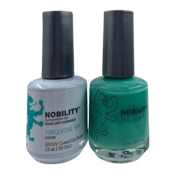 LeChat Nobility Color Gel Polish & Nail Lacquer 039 Turquoise Sky