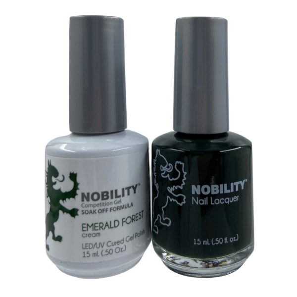 LeChat Nobility Color Gel Polish & Nail Lacquer 047 Emerald Forest