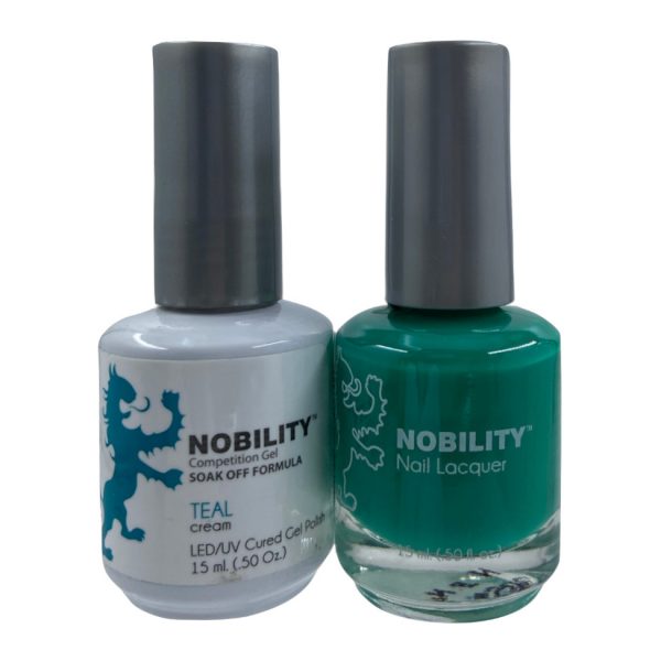 LeChat Nobility Color Gel Polish & Nail Lacquer 052 Teal