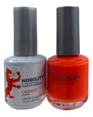 LeChat Nobility Color Gel Polish & Nail Lacquer 060 Orange