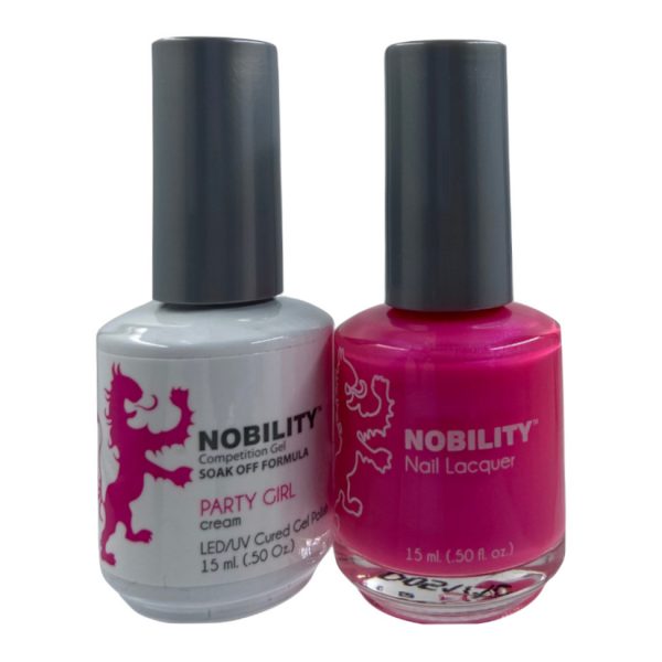 LeChat Nobility Color Gel Polish & Nail Lacquer 062 Party Girl