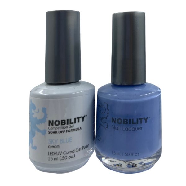 LeChat Nobility Color Gel Polish & Nail Lacquer 063 Sky Blue