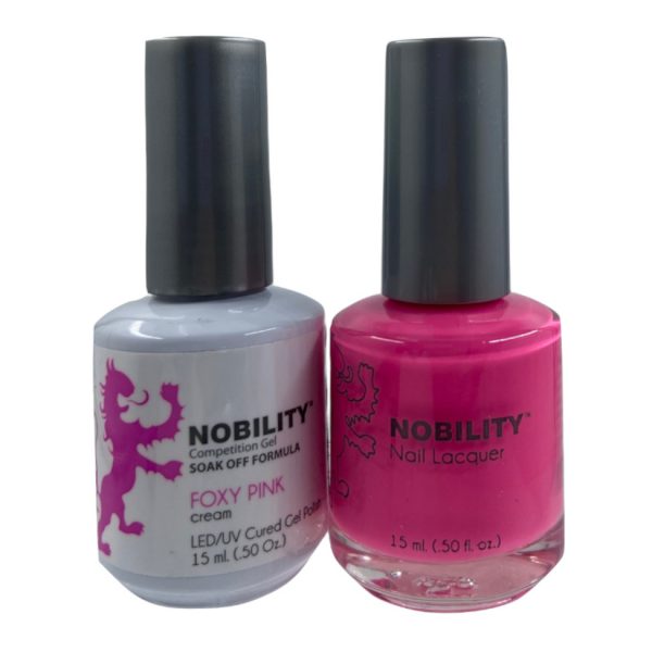 LeChat Nobility Color Gel Polish & Nail Lacquer 065 Foxy Pink